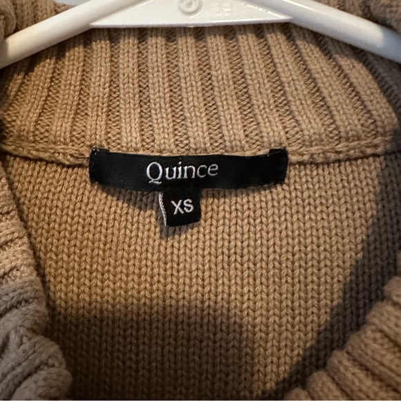 Quince cotton cropped cardigan in size xs - Picture 2 of 4